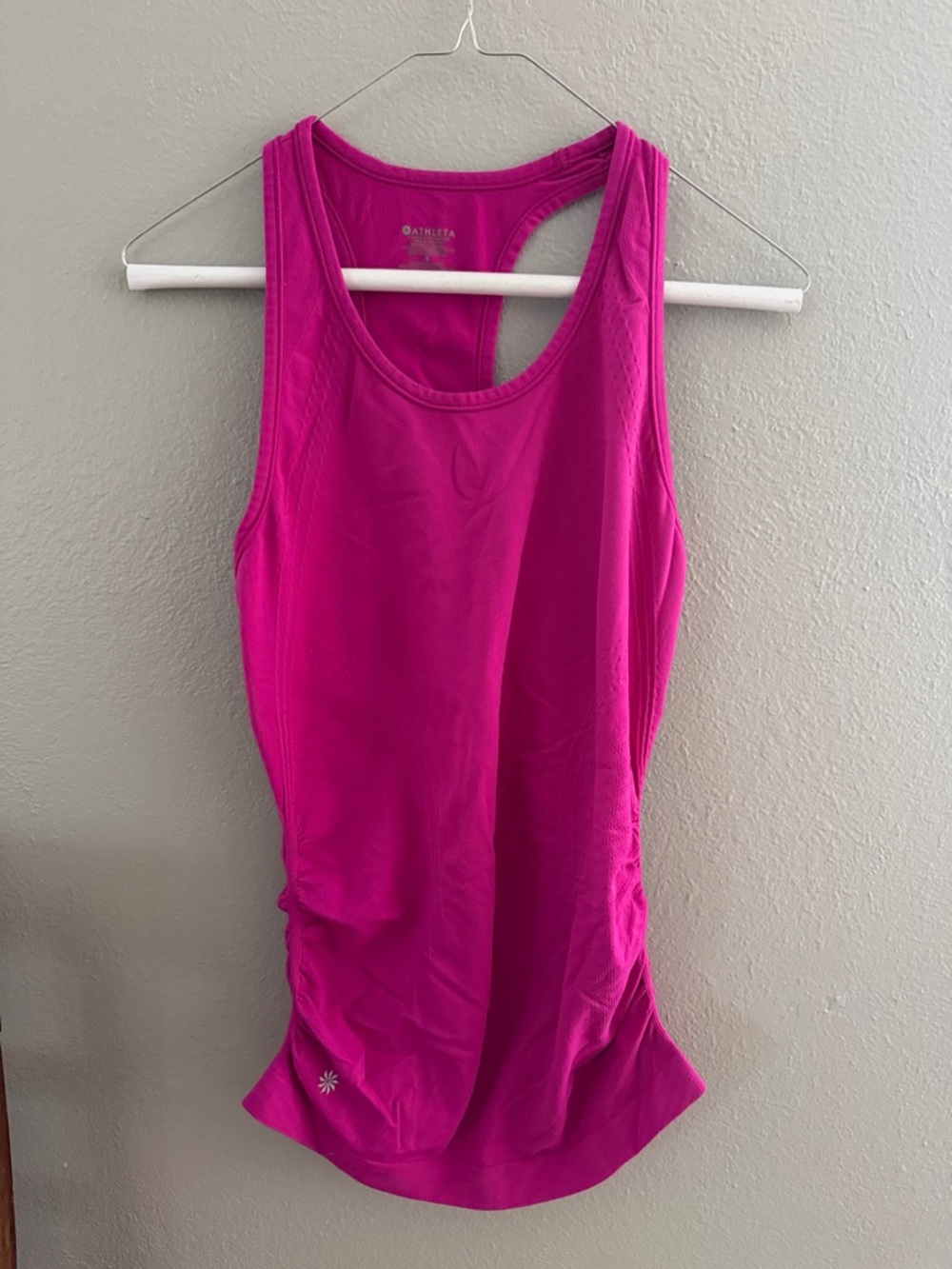 Athleta Bright Hot Pink Racerback Performance Tank